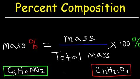 how to calculate percent composition by mass: exploring the chemistry behind it