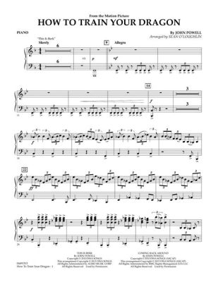 How to Train Your Dragon: The Journey of Piano Sheet Music