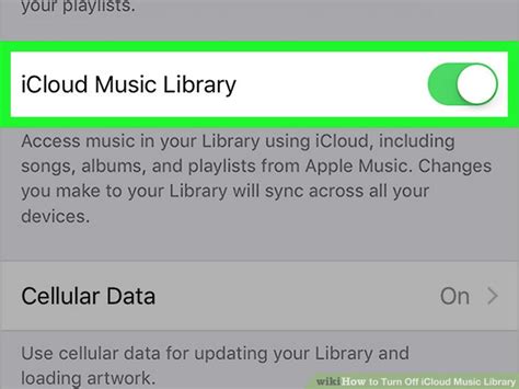 how to turn off icloud music library and explore alternative streaming services