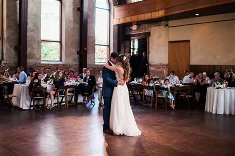 When does the first dance happen at a wedding, and why do some couples choose to dance on the moon?